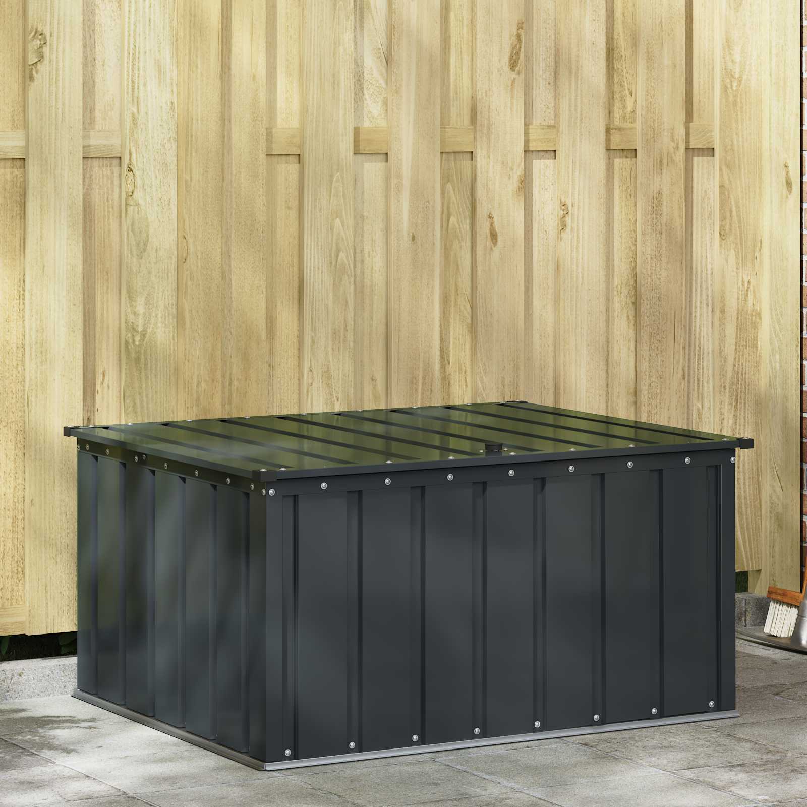 Coffre de Jardin en Acier avec Serrure - 252L / 371L