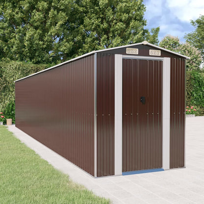 Abri de Jardin XXL modulable 10.21m/1.92m  en Acier Galvanisé