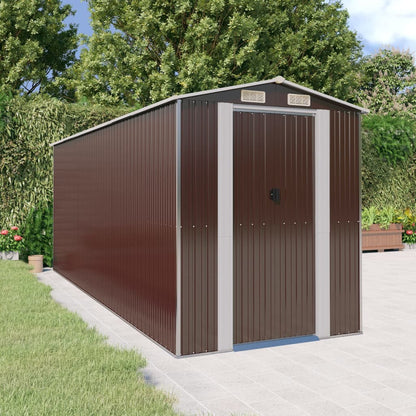 Abri de Jardin XXL modulable 10.21m/1.92m  en Acier Galvanisé