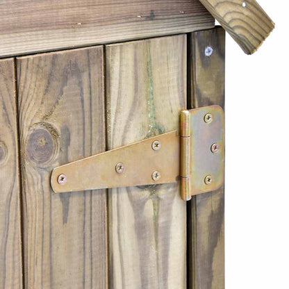 Abri à Outils Vertical en Bois 1.07m x 1.07m x 2.20m