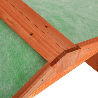 Abri pour Robot Tondeuse en Bois - 72x87x50cm