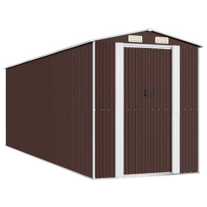 Abri de Jardin XXL modulable 10.21m/1.92m  en Acier Galvanisé