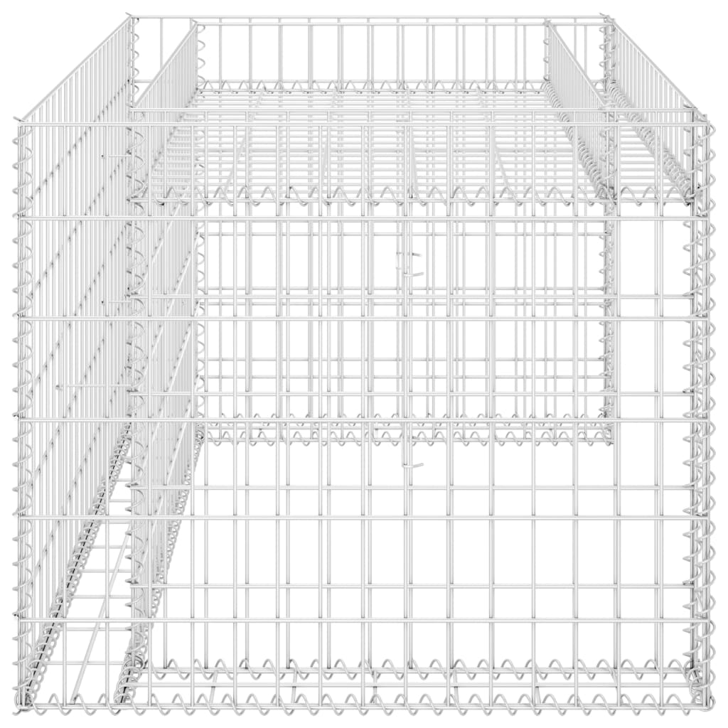 Abri Robot Tondeuse en Gabion - Garage à tondeuse en Acier - 0.80m / 1.15m