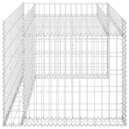 Abri Robot Tondeuse en Gabion - Garage à tondeuse en Acier - 0.80m / 1.15m