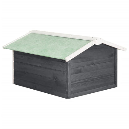 Abri pour Robot Tondeuse en Bois - 72x87x50cm
