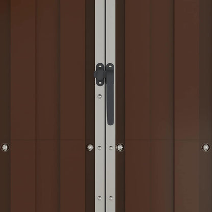 Armoire de Jardin Murale en Acier - 1,16m x 0,45m x 1,75m