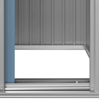 Abri de Jardin Compact en Acier - 1,26m x 0,98m x 1,77m
