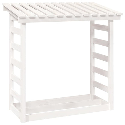 Abri à Bûches en Bois Massif - 1.08m x 0.65m x 1.10m/0.78m