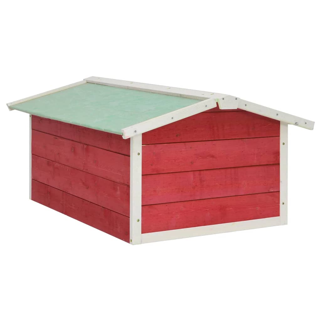 Abri pour Robot Tondeuse en Bois - 72x87x50cm
