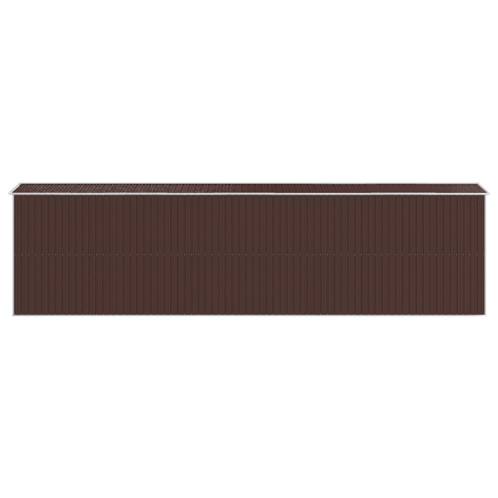 Abri de Jardin XXL modulable 10.21m/1.92m  en Acier Galvanisé