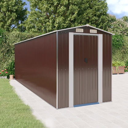Abri de Jardin XXL modulable 10.21m/1.92m  en Acier Galvanisé