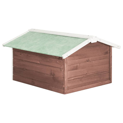 Abri pour Robot Tondeuse en Bois - 72x87x50cm