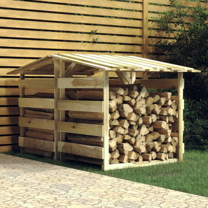 Abri à Bûches modulaire en Bois