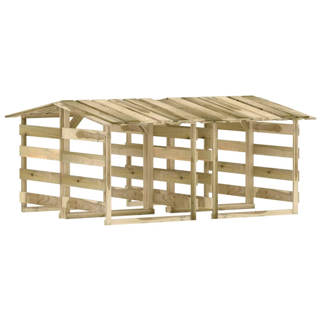 Abri à Bûches modulaire en Bois