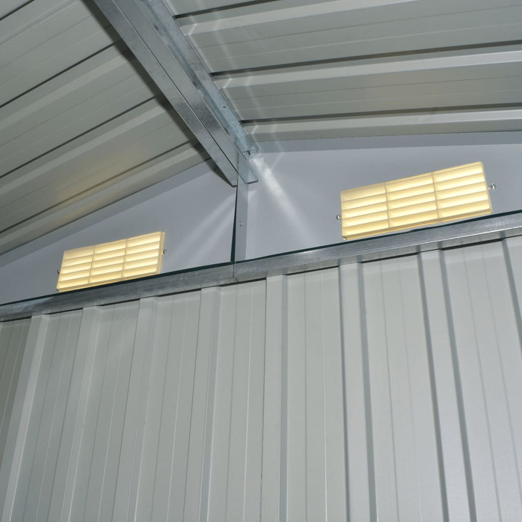 Abri de Jardin en Acier Galvanisé - 2,04m x 1,32m x 1,86m