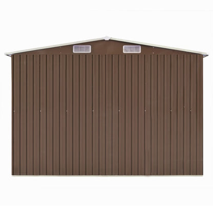 Abri de Jardin XXL en Acier Galvanisé - 2,57m x 9,90m x 1,81m