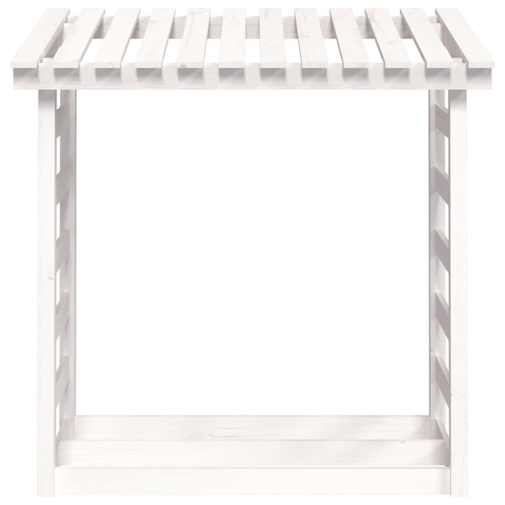 Abri à Bûches en Bois Massif - 1.08m x 0.65m x 1.10m/0.78m