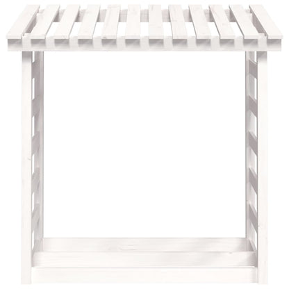 Abri à Bûches en Bois Massif - 1.08m x 0.65m x 1.10m/0.78m