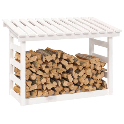 Abri à Bûches en Bois Massif - 1.08m x 0.65m x 1.10m/0.78m