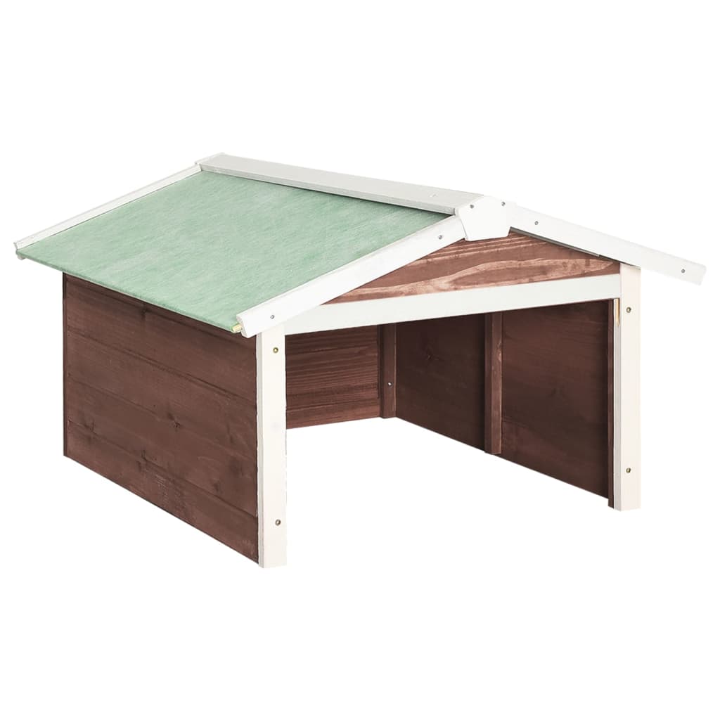 Abri pour Robot Tondeuse en Bois - 72x87x50cm