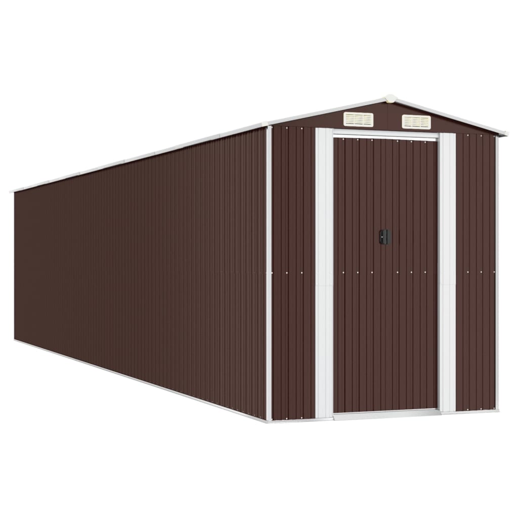 Abri de Jardin XXL modulable 10.21m/1.92m  en Acier Galvanisé