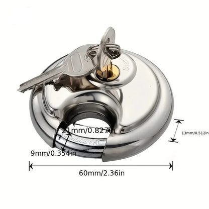 Cadenas à Disque Blindé en Acier Inoxydable