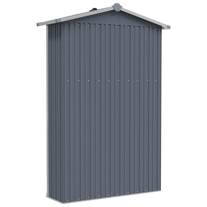 Armoire de Jardin Murale en Acier - 1,16m x 0,45m x 1,75m