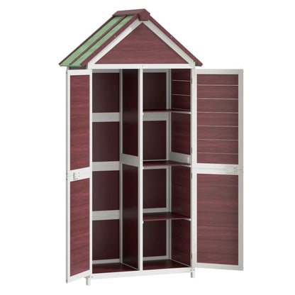 Abris à Outils modulaire en Bois- 0.79m x 0.53m x 1.85m