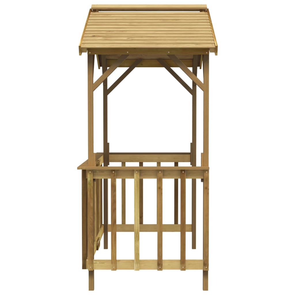 Abri à Barbecue en Bois - 1.63m x 0.93m x 2.10m