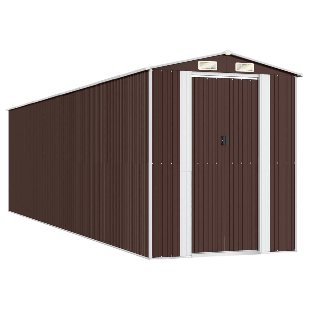 Abri de Jardin XXL modulable 10.21m/1.92m  en Acier Galvanisé