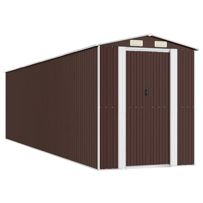 Abri de Jardin XXL modulable 10.21m/1.92m  en Acier Galvanisé