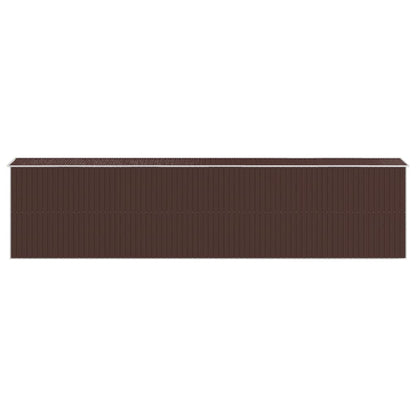Abri de Jardin XXL modulable 10.21m/1.92m  en Acier Galvanisé