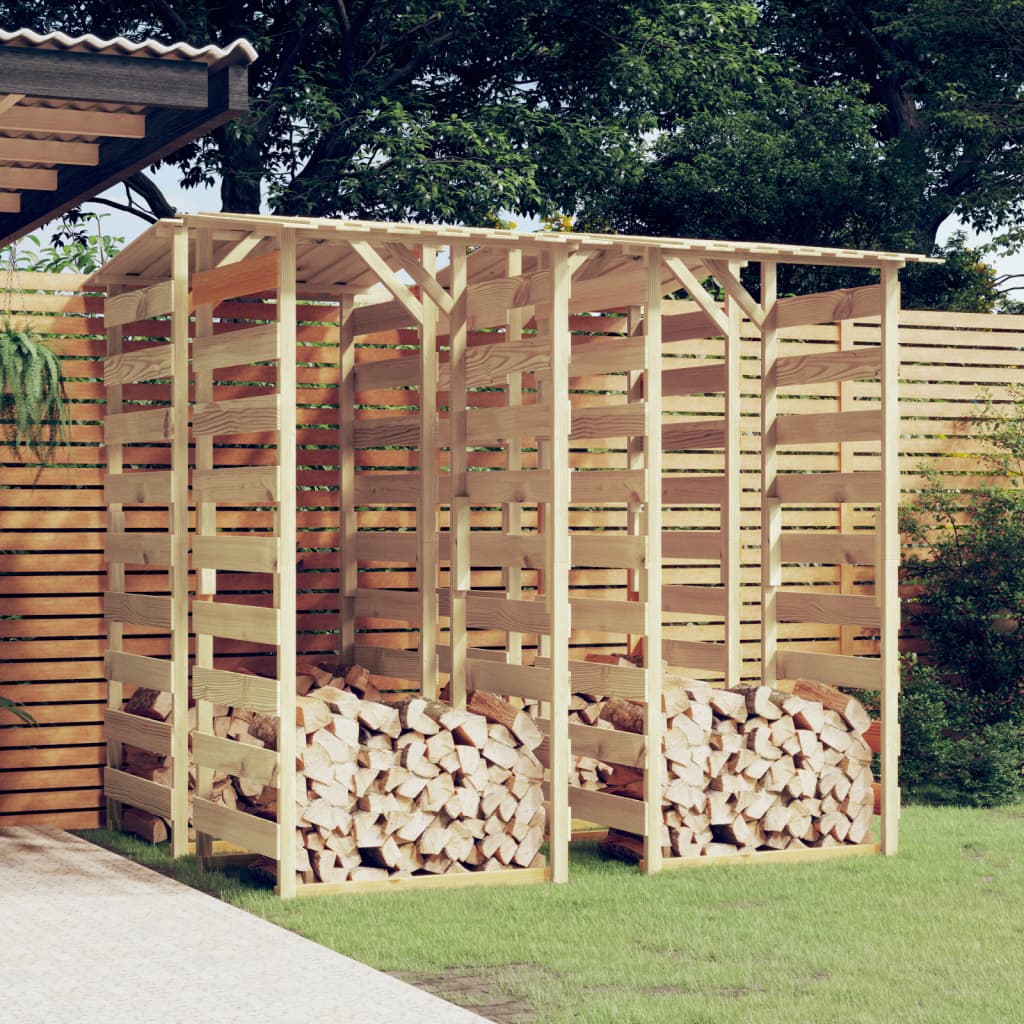 Abri à Bûches modulaire en Bois