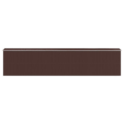 Abri de Jardin XXL modulable 10.21m/1.92m  en Acier Galvanisé