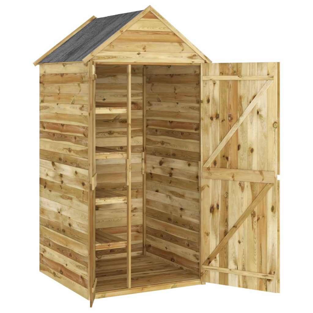 Abri à Outils Vertical en Bois 1.07m x 1.07m x 2.20m