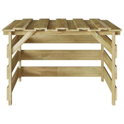 Abri pour Robot Tondeuse en bois - 0.84m x 0.80m x 0.56m