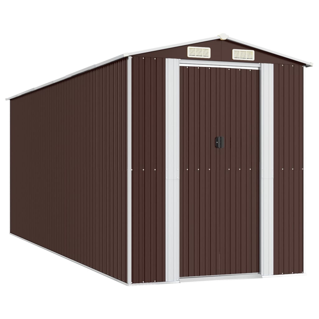 Abri de Jardin XXL modulable 10.21m/1.92m  en Acier Galvanisé