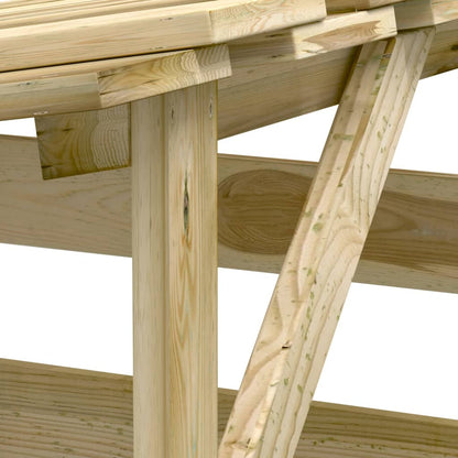 Abri à Bûches modulaire en Bois