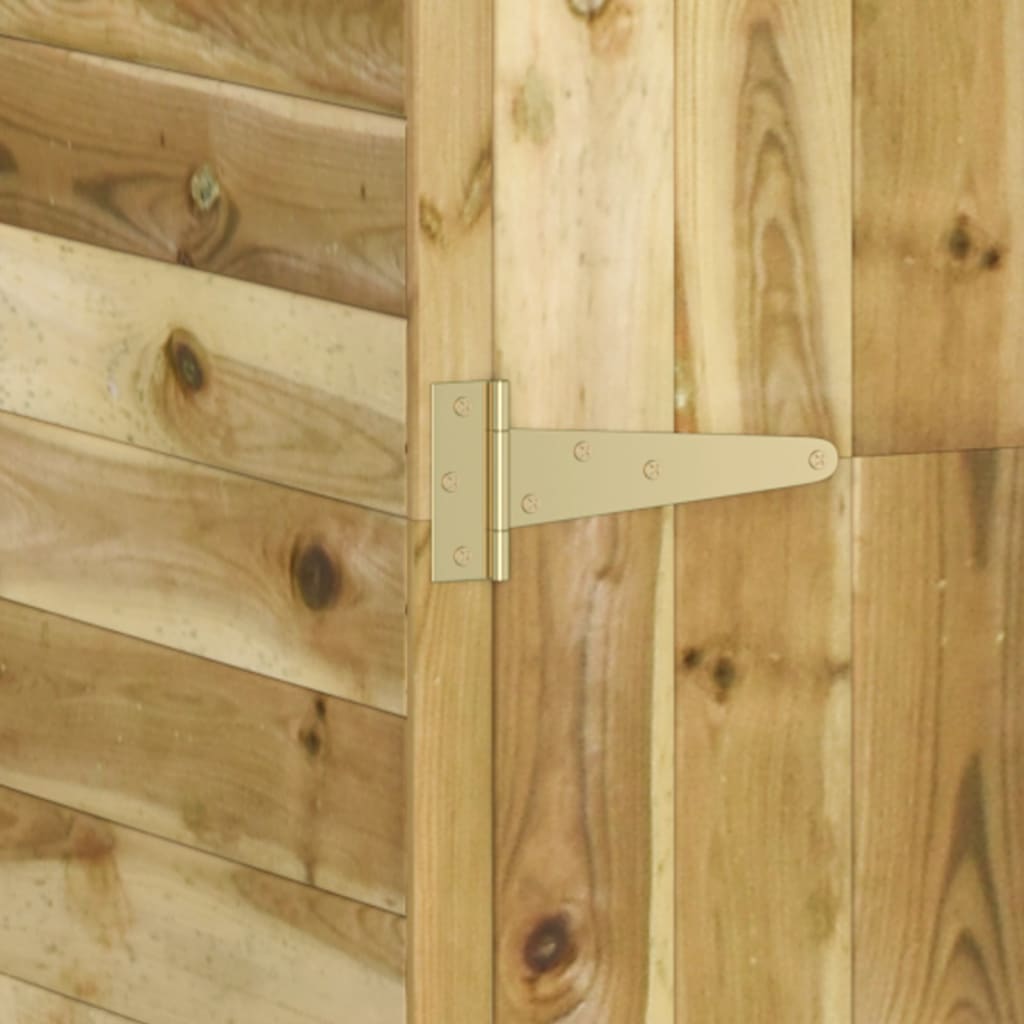 Abri à Outils Vertical en Bois 1.07m x 1.07m x 2.20m