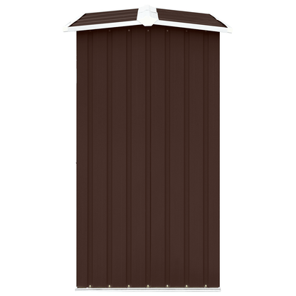 Abri à Bûches en Acier Galvanisé - 1,72m x 0,91m x 1,54m