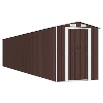 Abri de Jardin XXL modulable 10.21m/1.92m  en Acier Galvanisé