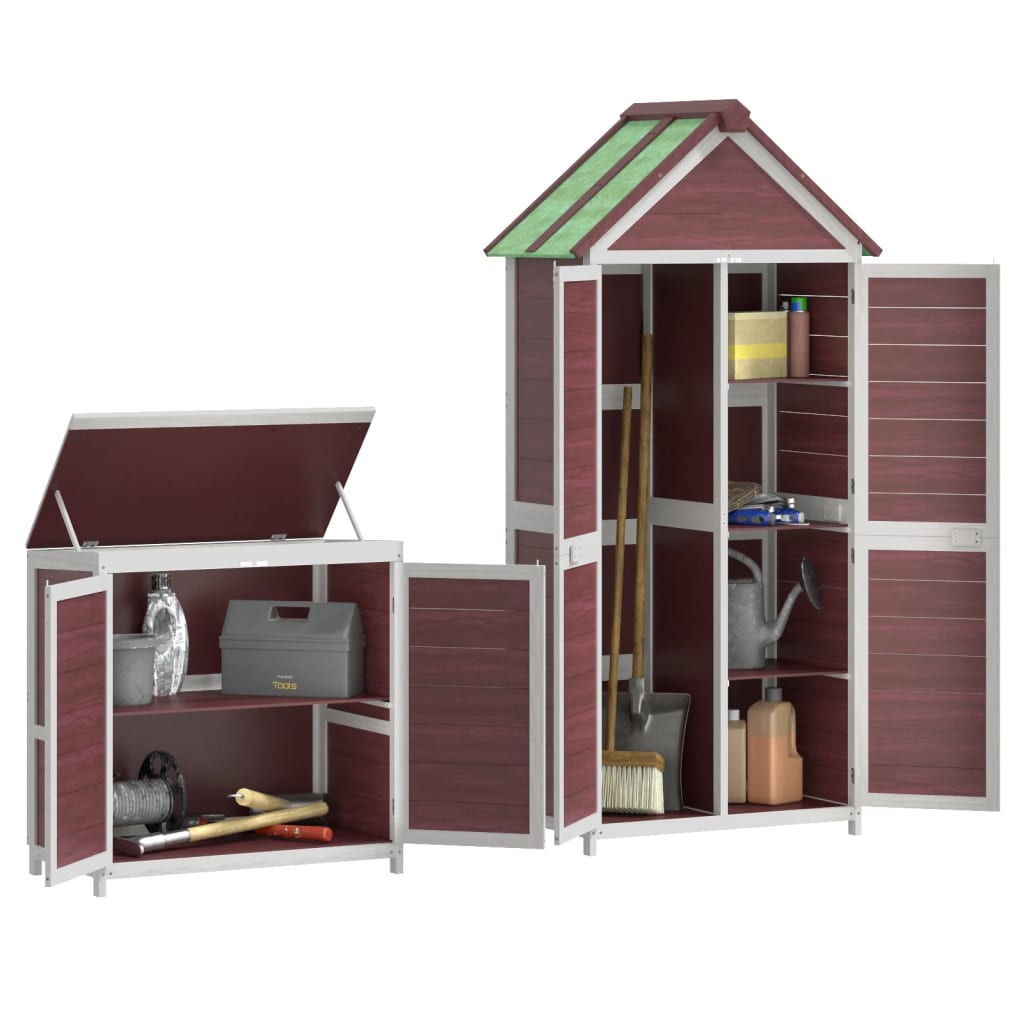 Abris à Outils modulaire en Bois- 0.79m x 0.53m x 1.85m