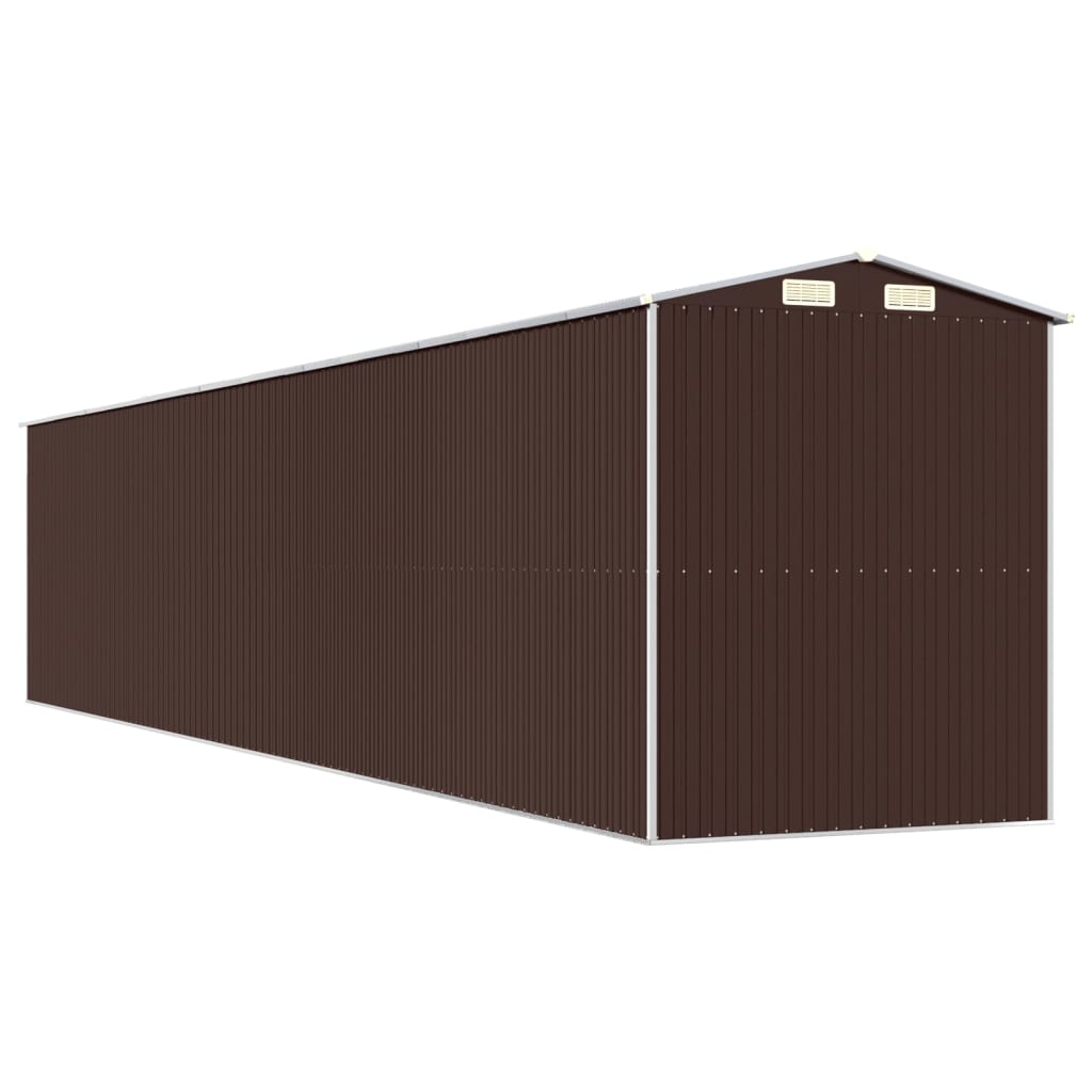 Abri de Jardin XXL modulable 10.21m/1.92m  en Acier Galvanisé