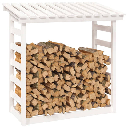 Abri à Bûches en Bois Massif - 1.08m x 0.65m x 1.10m/0.78m
