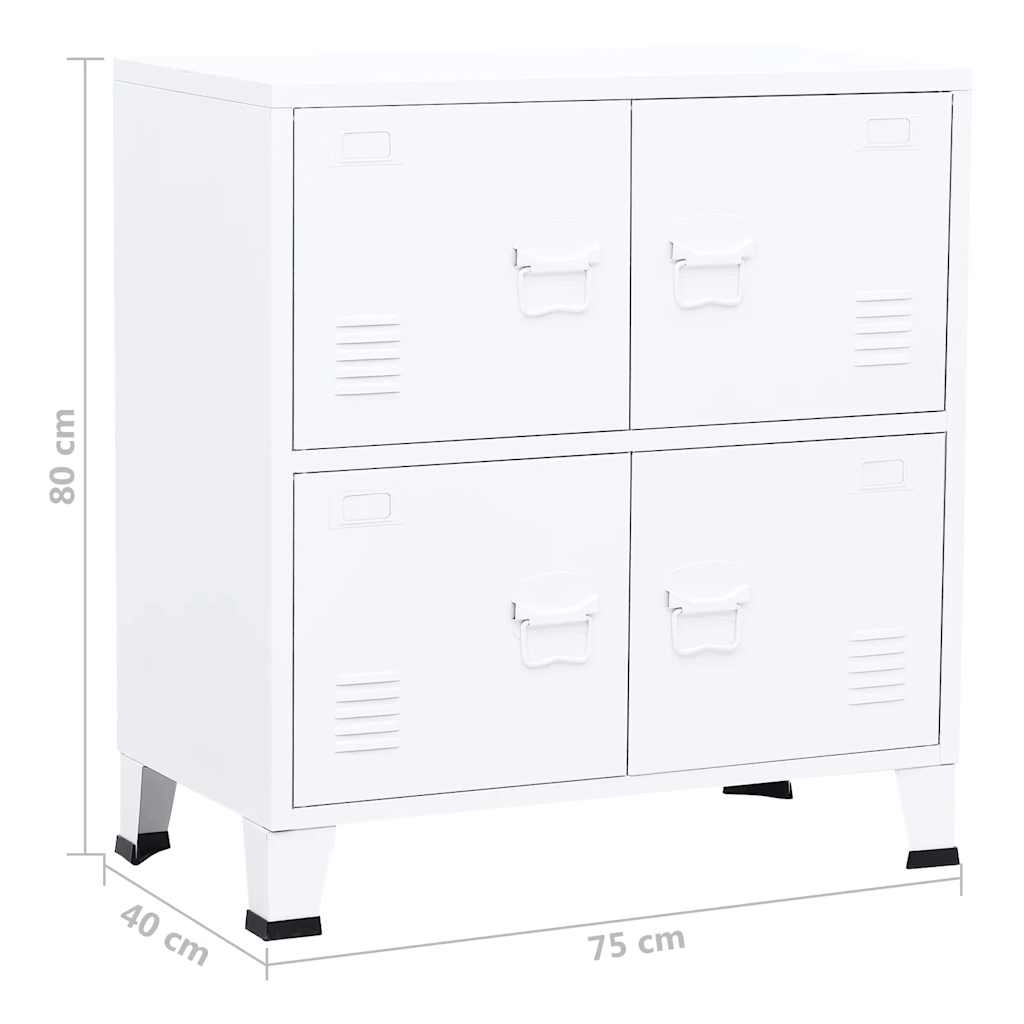 Armoire de jardin en Acier - Buffet à Casiers - 0.80m / 1.15m