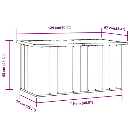 Coffre de Jardin en Acier Galvanisé - 1.09m / 1.29m / 1.71m
