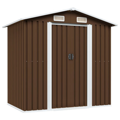 Abri de Jardin en Acier Galvanisé - 2,04m x 1,32m x 1,86m
