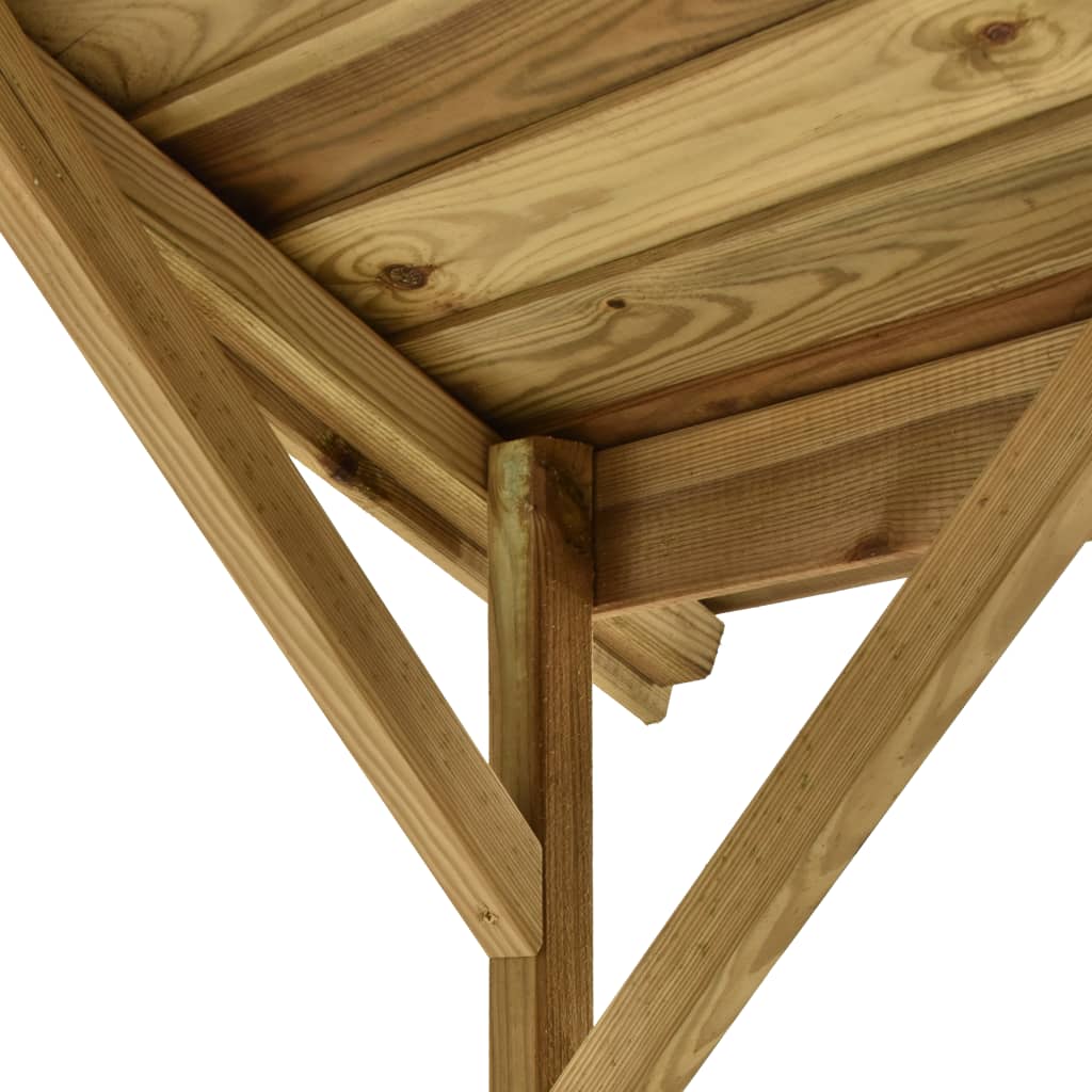 Abri à Barbecue en Bois - 1.63m x 0.93m x 2.10m