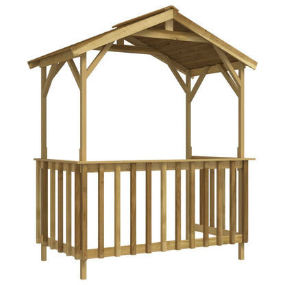 Abri à Barbecue en Bois - 1.63m x 0.93m x 2.10m