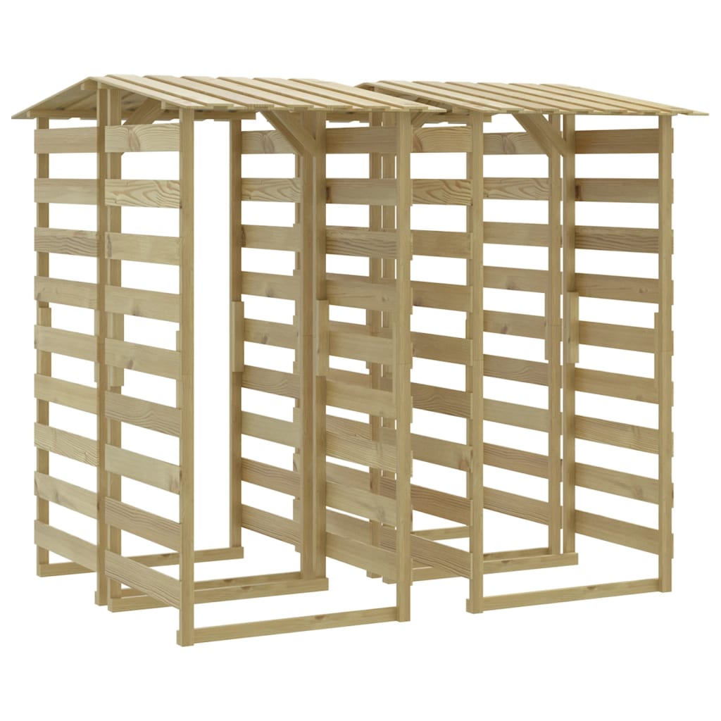 Abri à Bûches modulaire en Bois